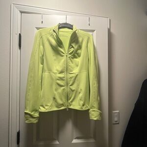 Zella Women's Vibrant yellow exercise jacket.